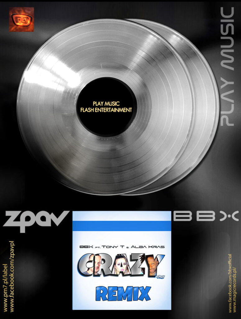 podwójna platyna -płyta ZPAV BBX Crazy