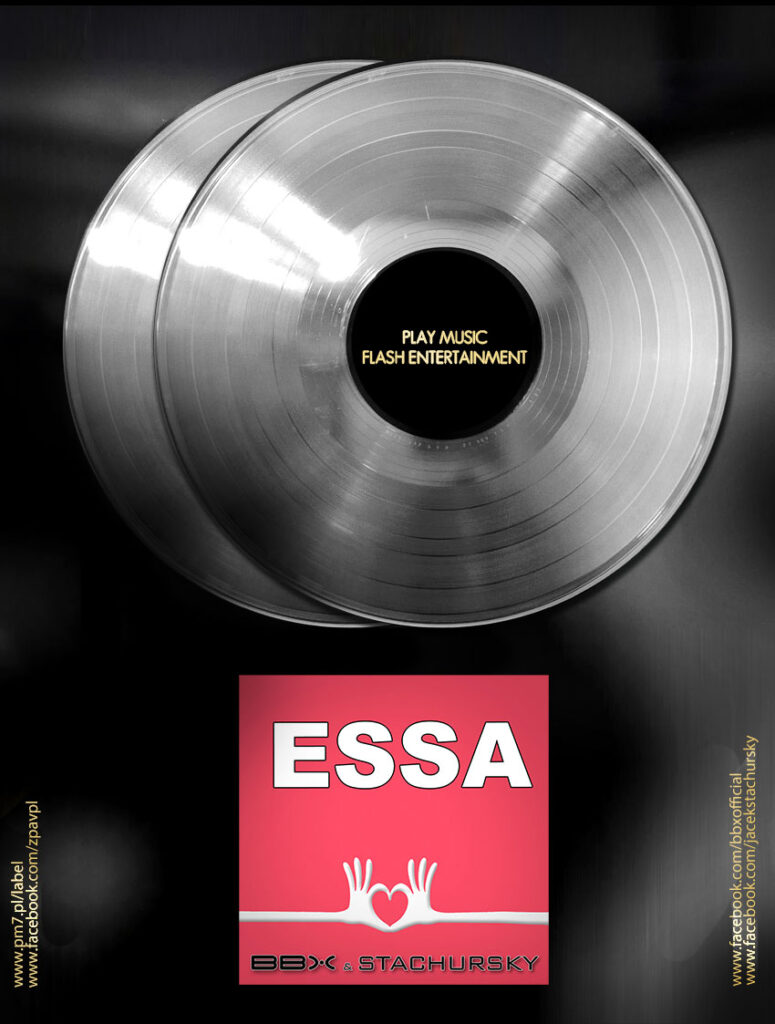 podwójna platynowa płyta ZPAV BBX ESSA